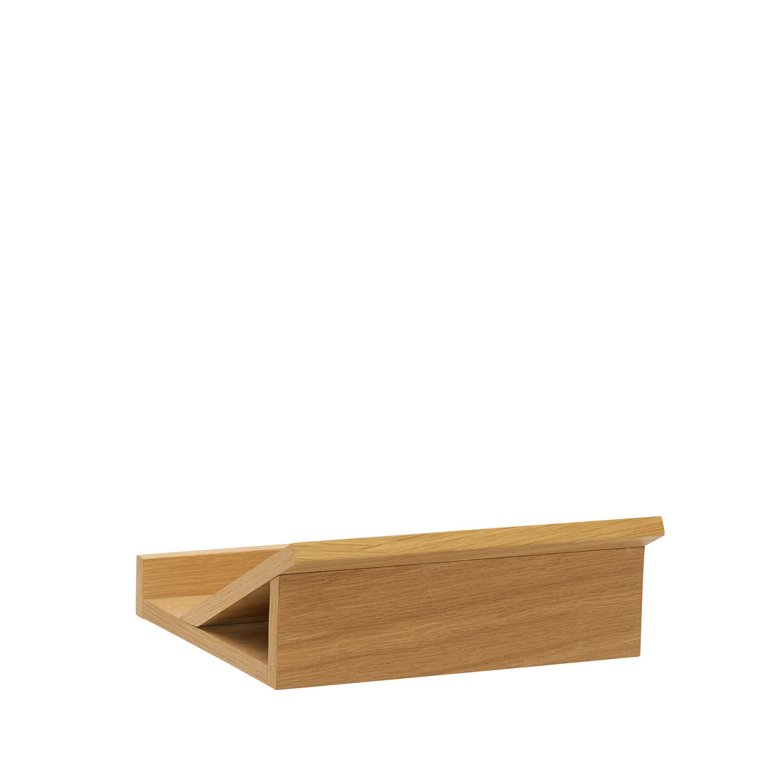 Sockel-Buchstütze, Natur – 25 x 23 x 10 cm