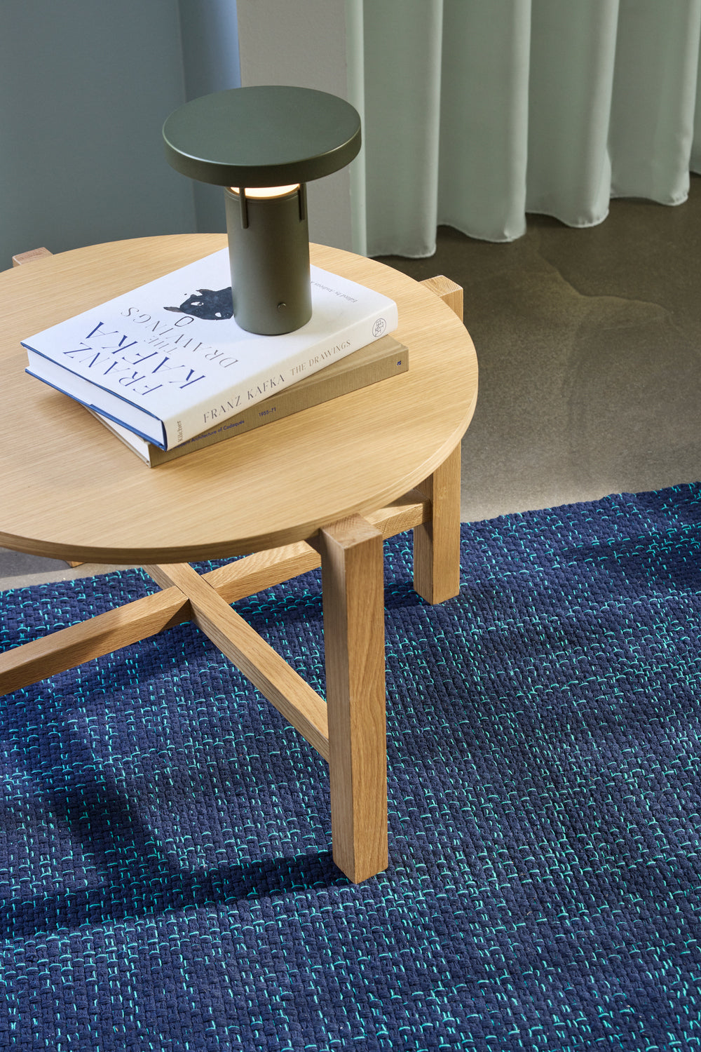 Four Couchtisch Natural (2er-Set) – ø68xh42cm, ø48xh55cm