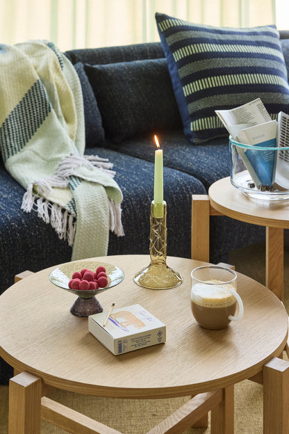 Four Couchtisch Natural (2er-Set) – ø68xh42cm, ø48xh55cm