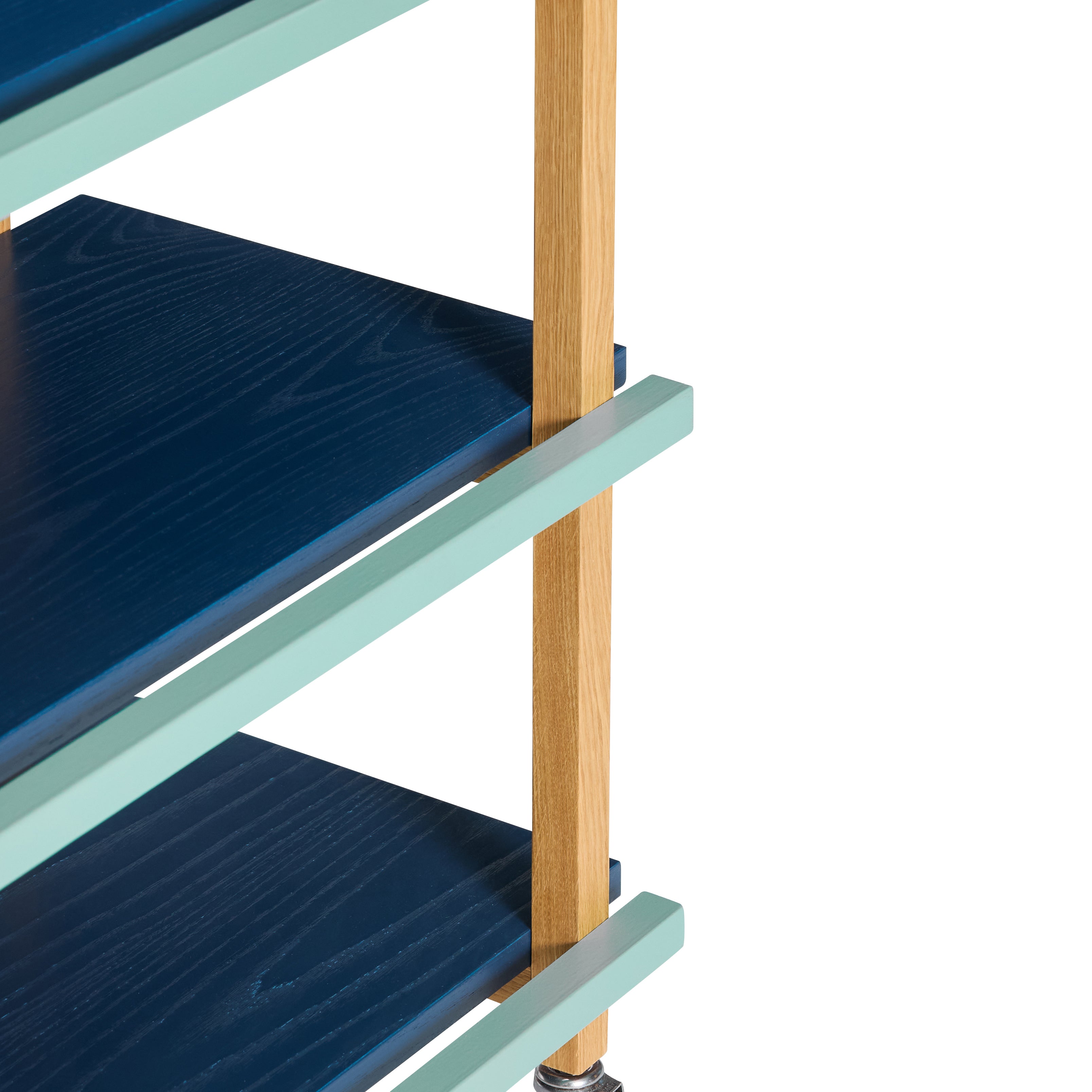 Crayon Rolltisch  Mehrfarbig – 70 x 38 x 70 cm