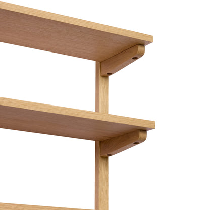 Langes Regal, Natur – 120 x 24 x 80 cm