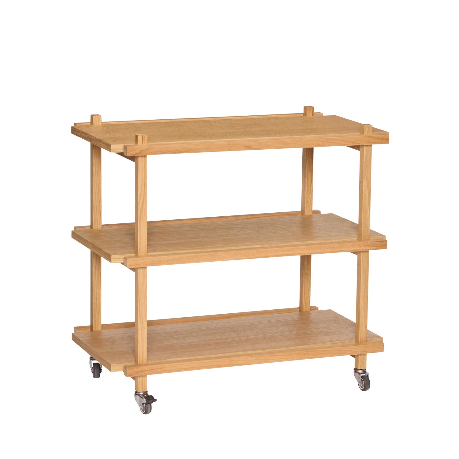 Buntstift-Rolltisch, Natur – 70 x 38 x 70 cm