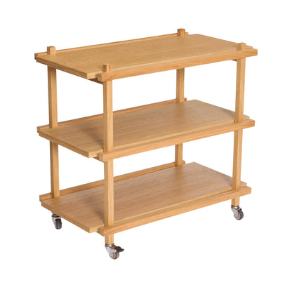 Buntstift-Rolltisch, Natur – 70 x 38 x 70 cm