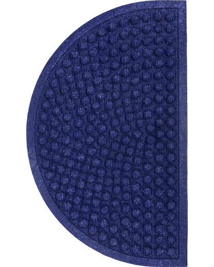 Fußmatte, HDEntry, halbrund, blau