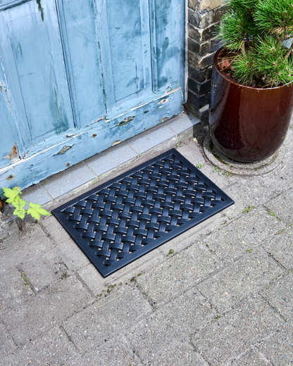 Fußmatte, HDBraid, Schwarz