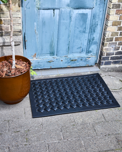 Fußmatte, HDBraid, Schwarz