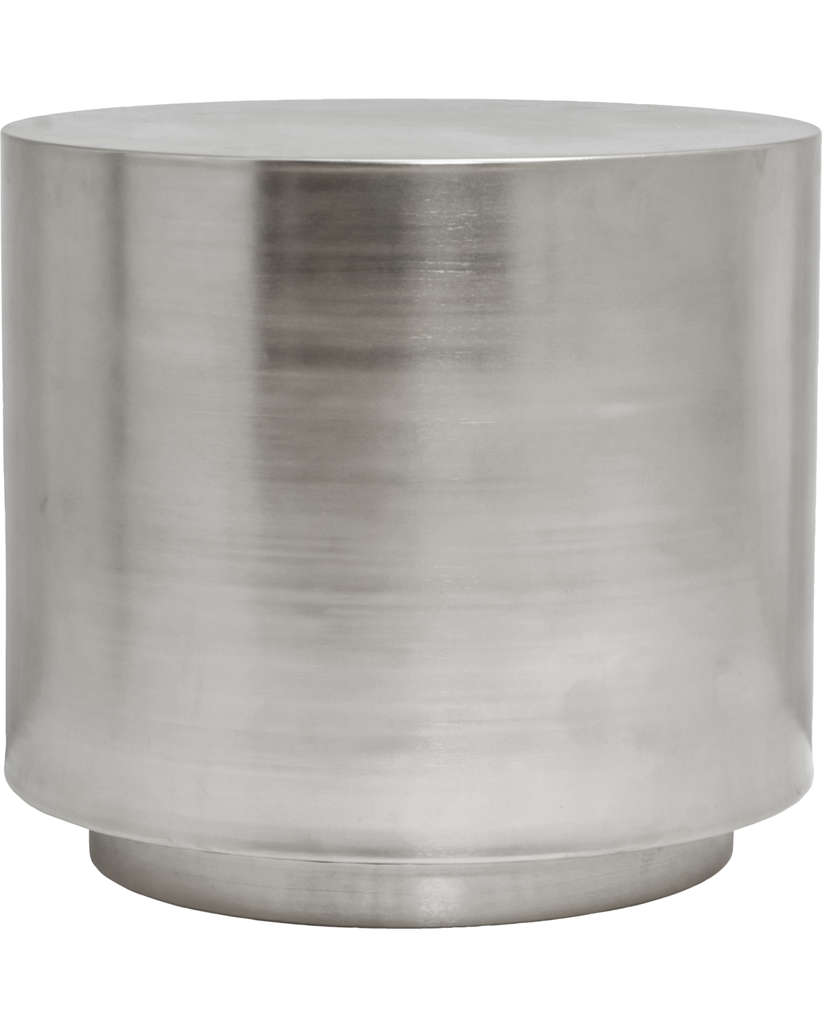 Couchtisch, HDStep, gebürstetes Silber-Finish