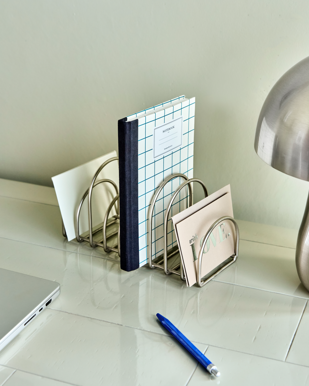 Organizer, HDPampi, gebürstetes Silber