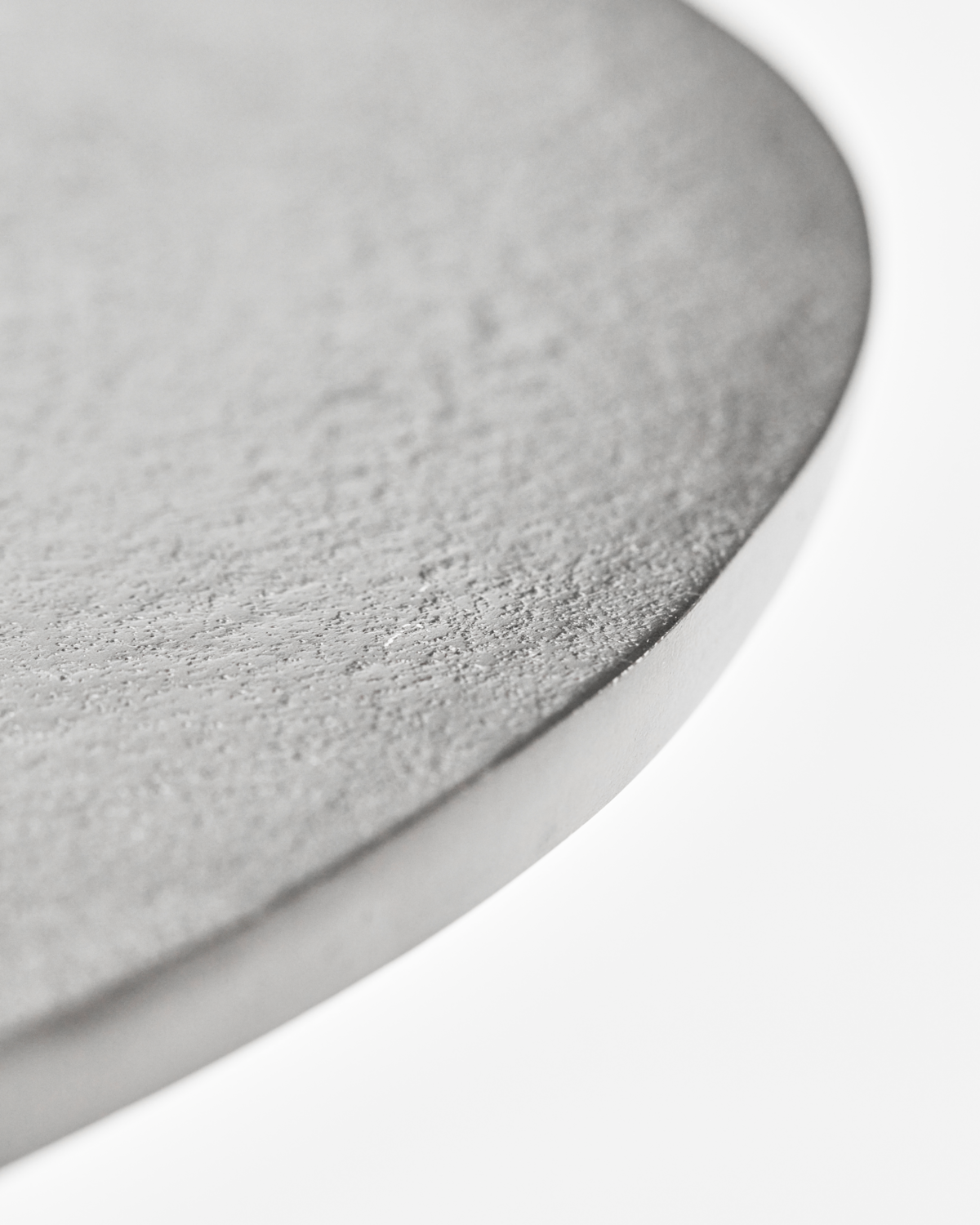 Couchtisch, HDPan, Silber-Finish