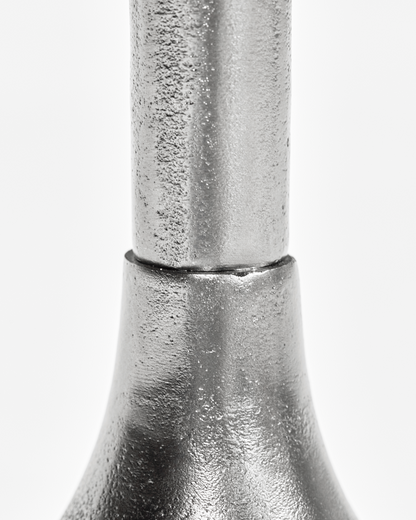 Couchtisch, HDPan, Silber-Finish