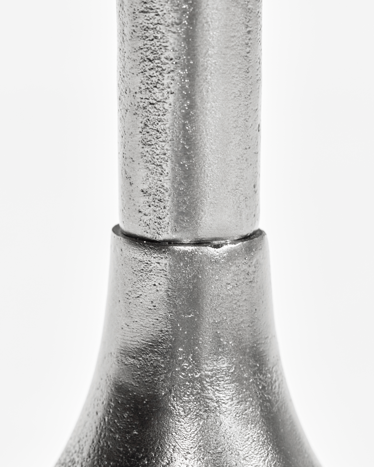 Esstisch, HDPan, Silber-Finish