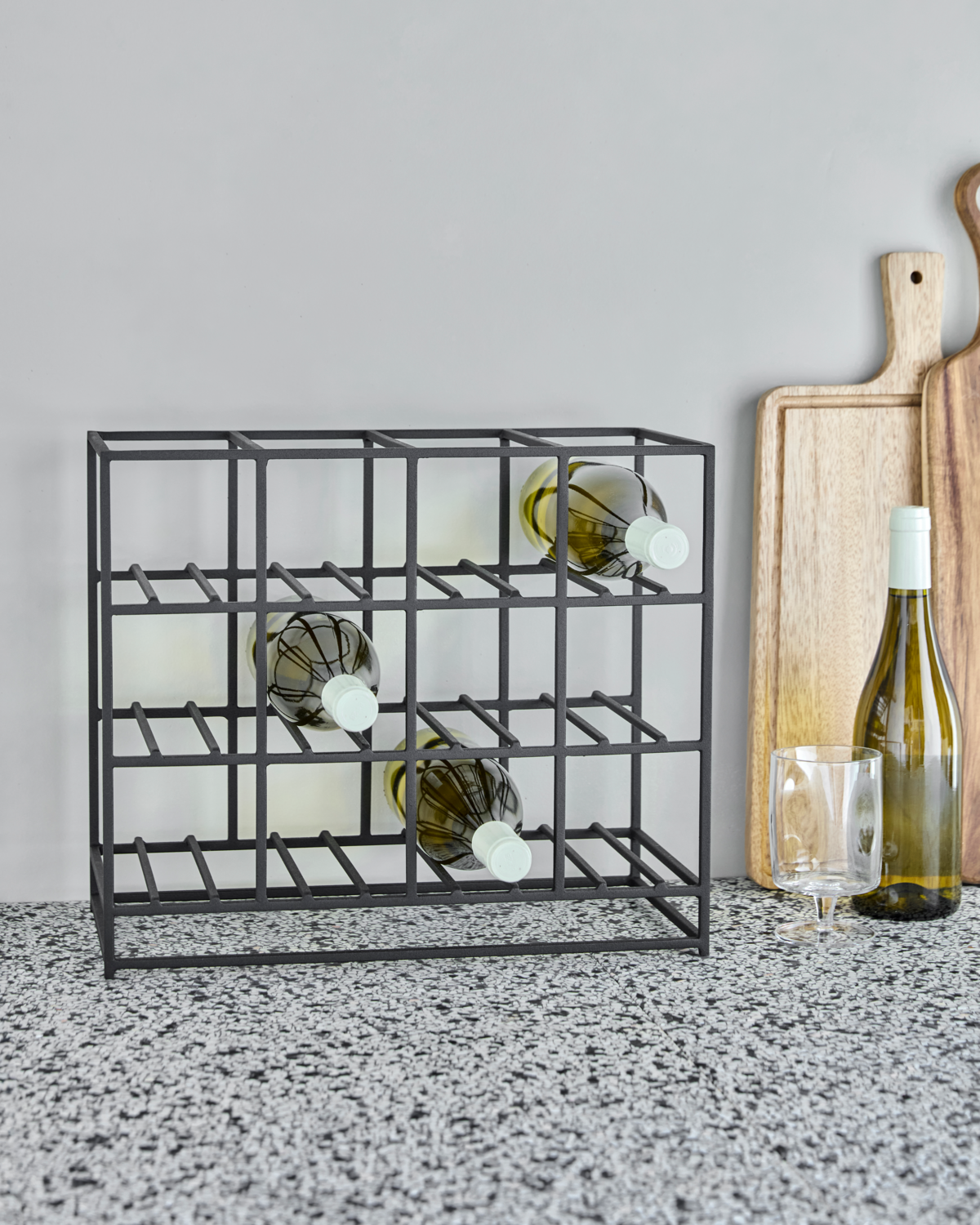 Bücherregal, HD12, Schwarz