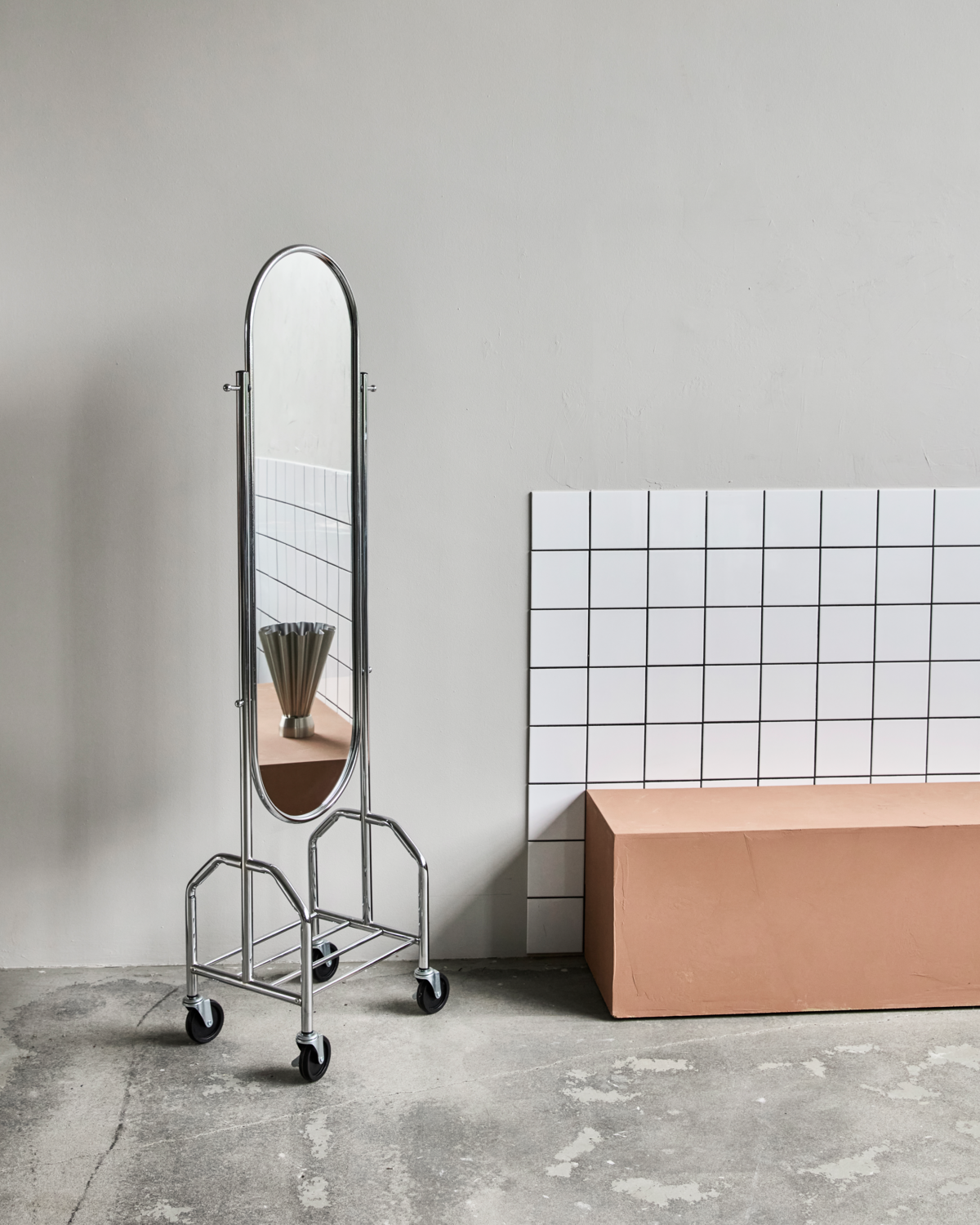 Bodenspiegel, HDImage, Silber-Finish