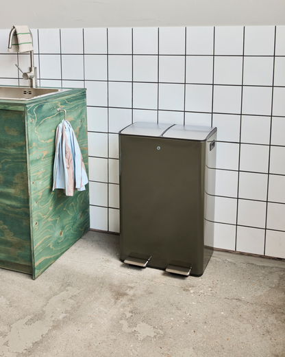 Mülleimer, HDSchwarz, Grün