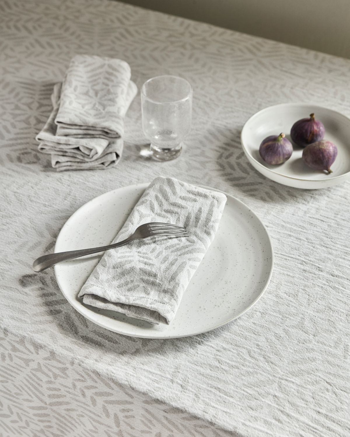 Servietten, HDClip, Weiß; Grau