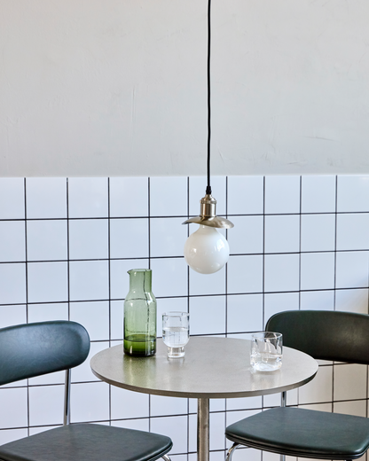 Lampenschirm, HD Hat, gebürstetes Silber