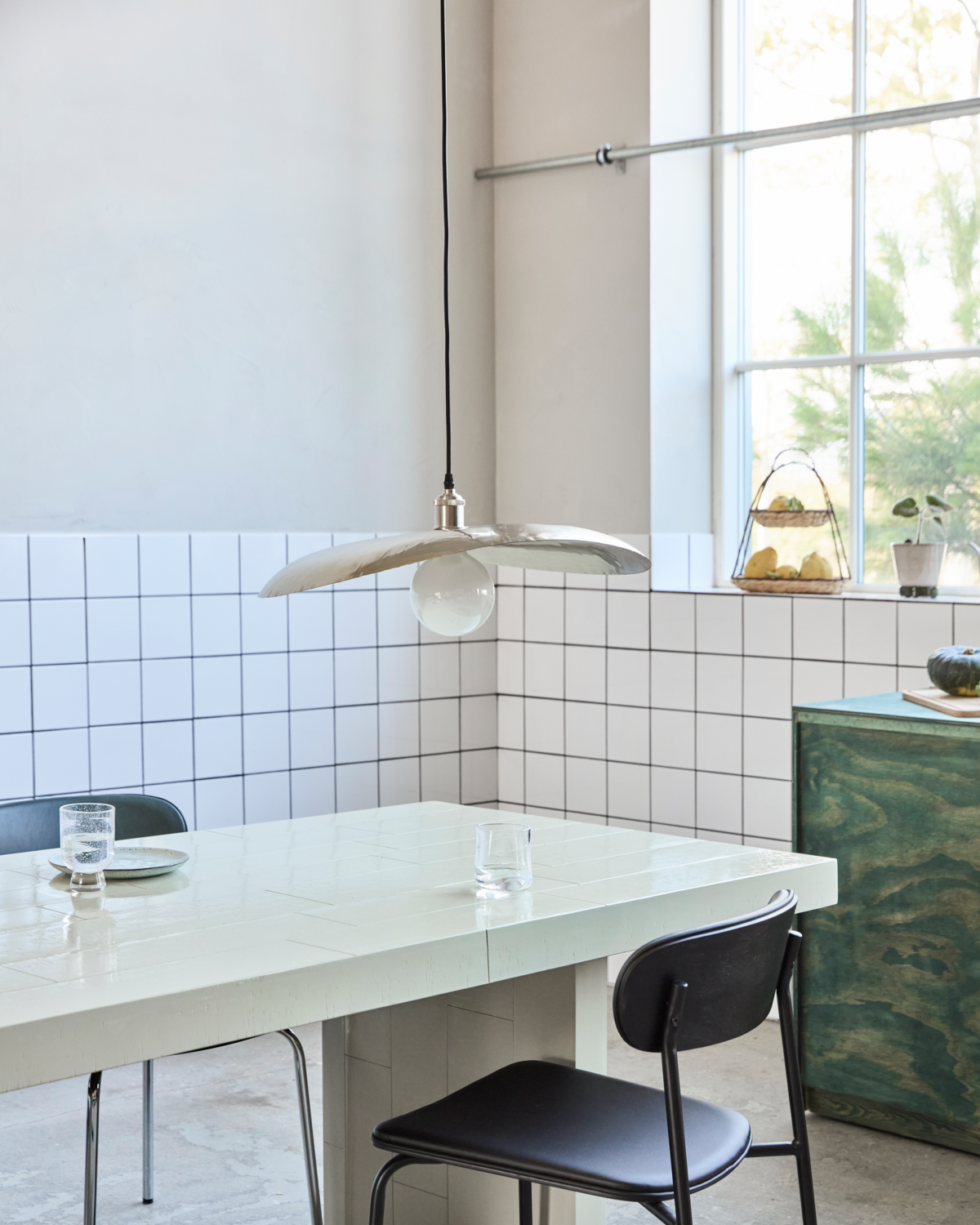 Lampenschirm, HD Hat, gebürstetes Silber