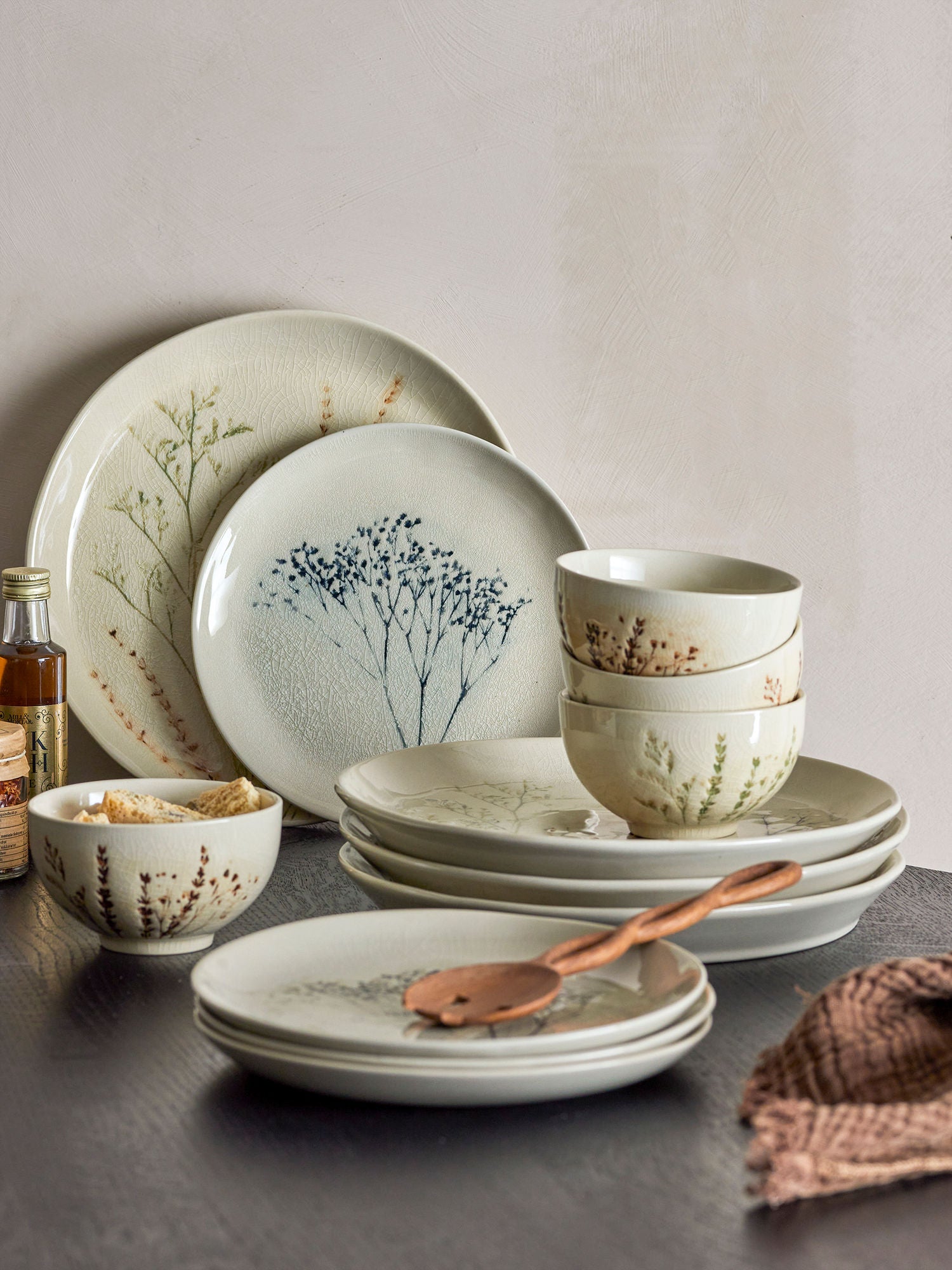 Bloomingville Bea Tischservice Set, Natur, Steinzeug