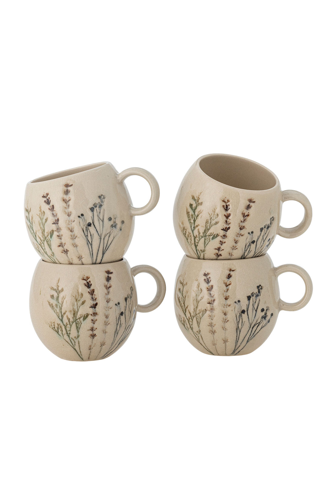 Bloomingville Bea Tassen, Multipak, Natur, Steinzeug