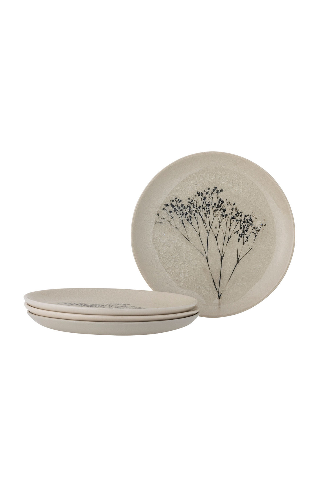 Bloomingville Bea Plate, Multipak, Natur, Steinzeug