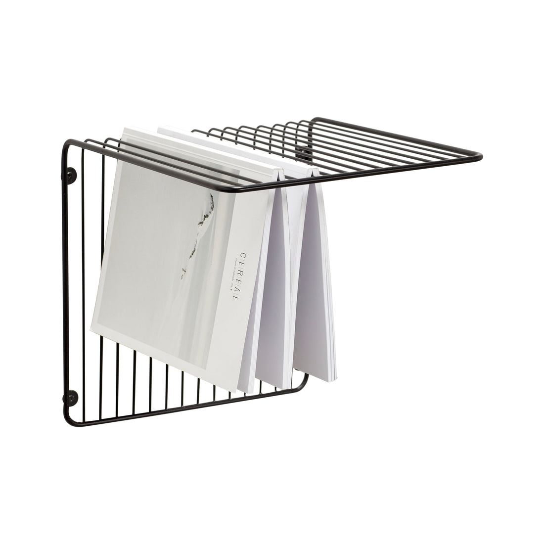 Schlankes Regal groß schwarz - 31x31xh31cm