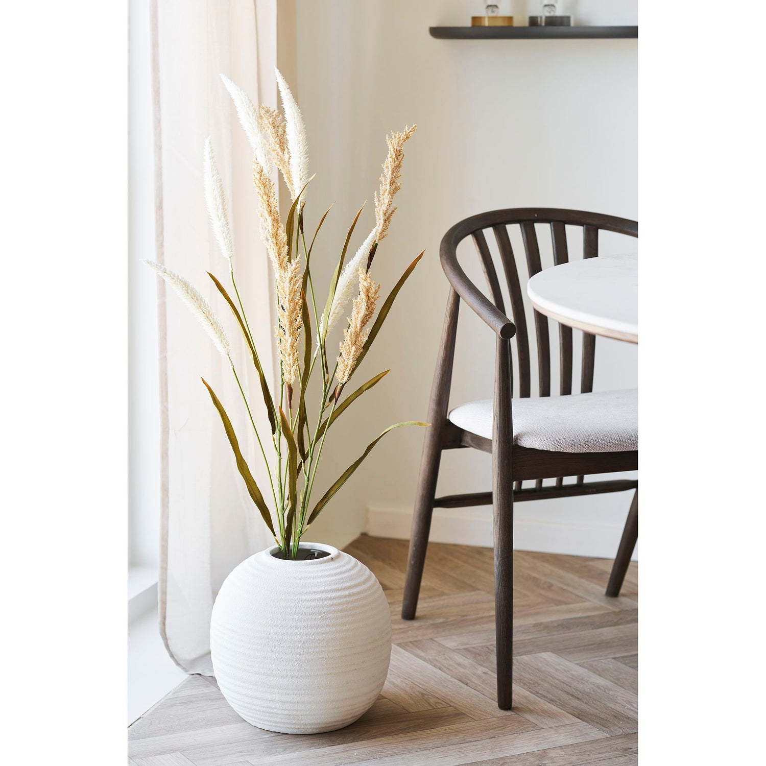 Deko Gras - Deko Gras, künstlich, beige/sand, 2 Stämme, H: 130 cm