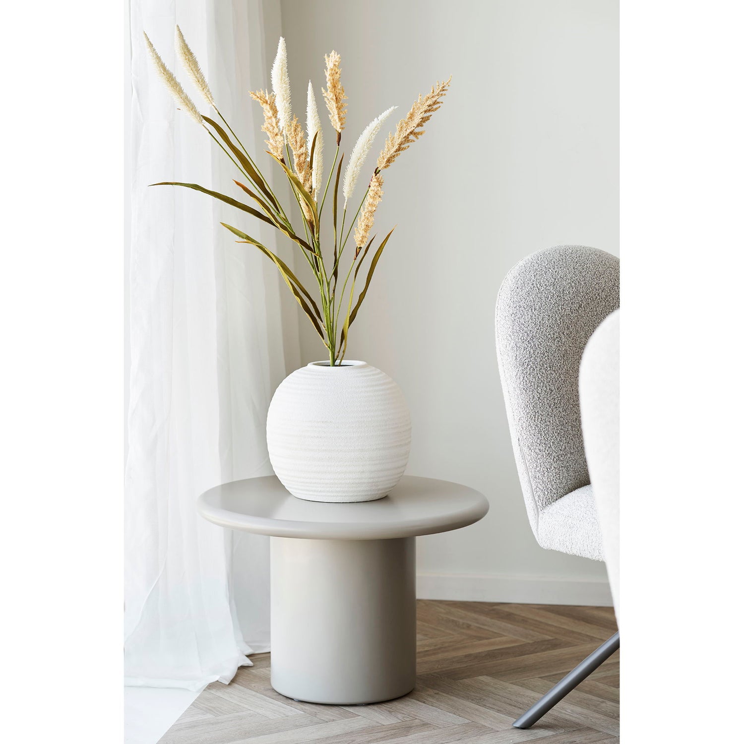 Deko Gras - Deko Gras, künstlich, beige/sand, 2 Stämme, H: 130 cm
