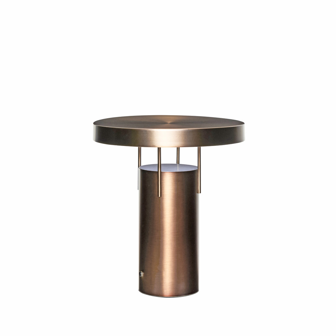 Bringme tragbare lampenbraune Messing - Ø25xh28cm