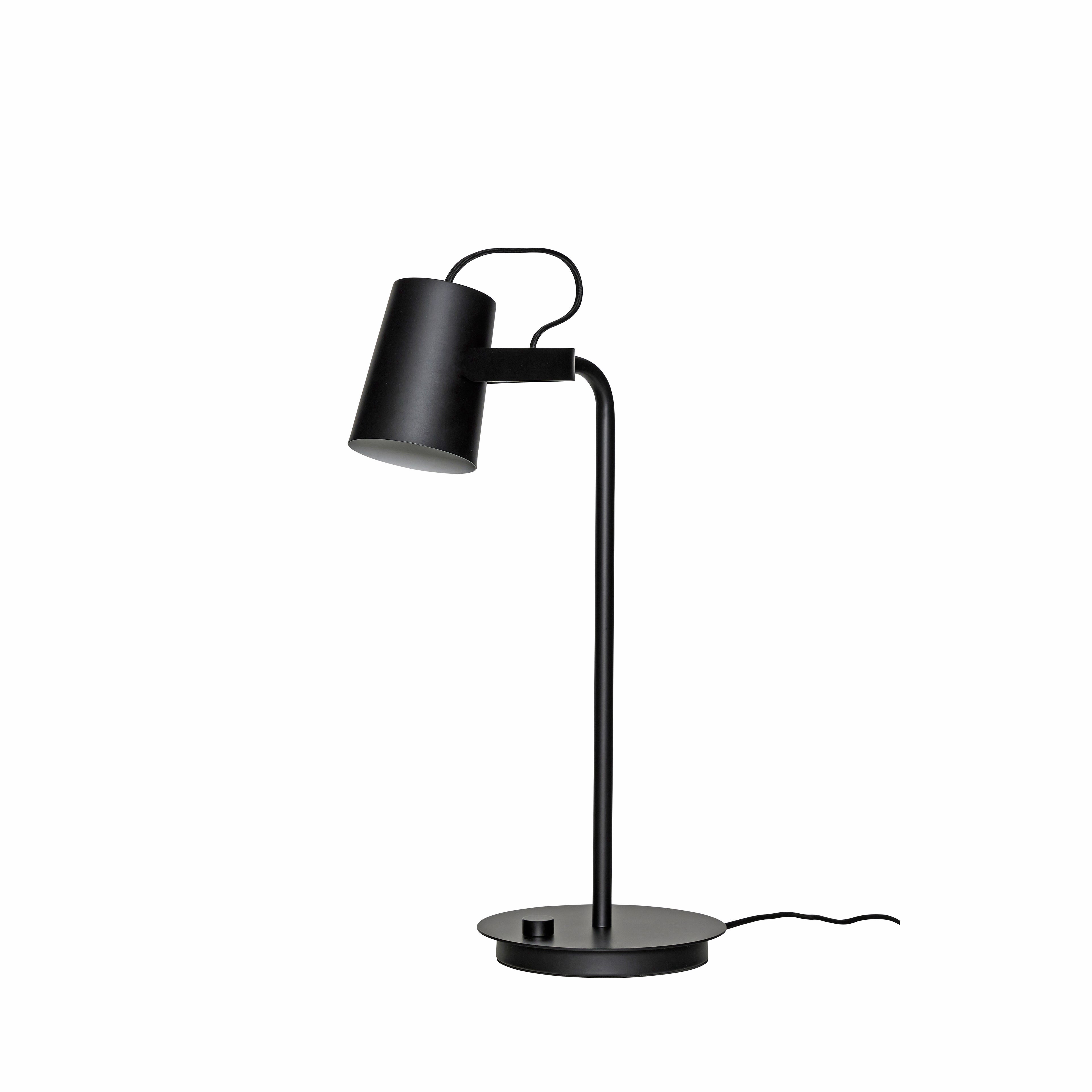 Lentige Tischlampe schwarz - 35x20xh54cm, E14