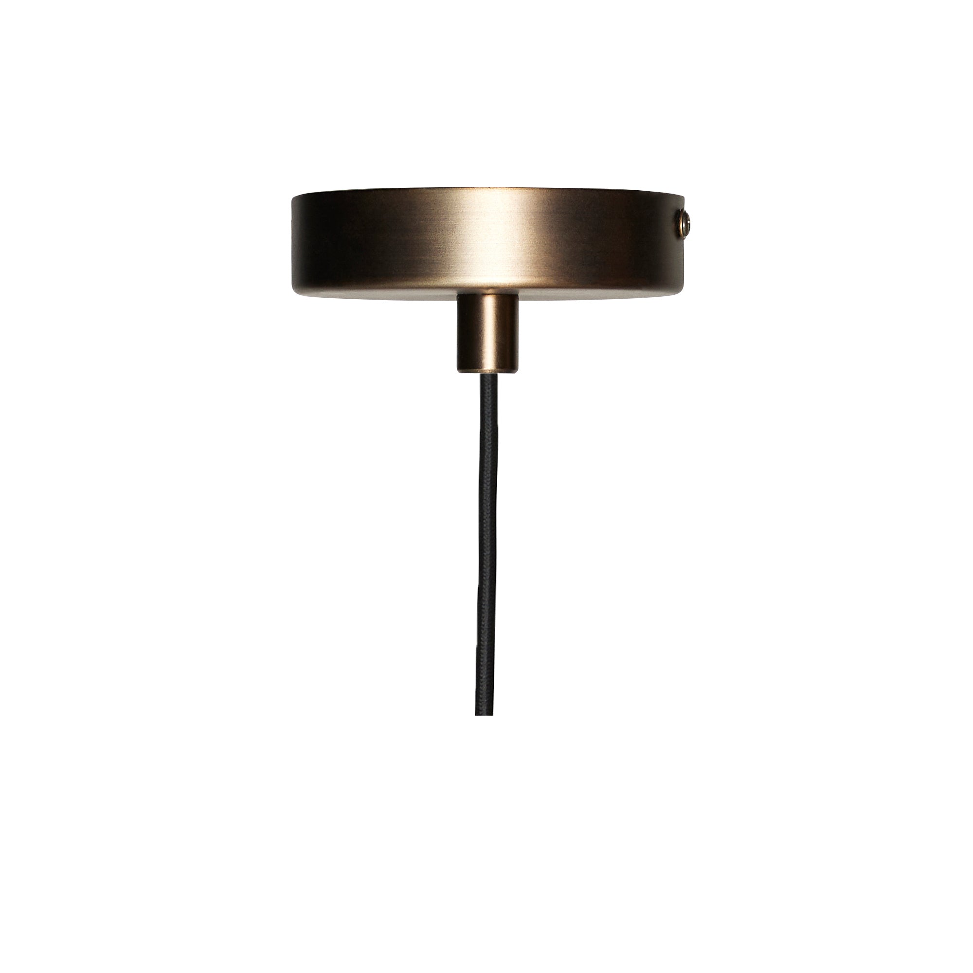 Kontrastanhänger Brauned Messing - Ø25xh28cm, E27