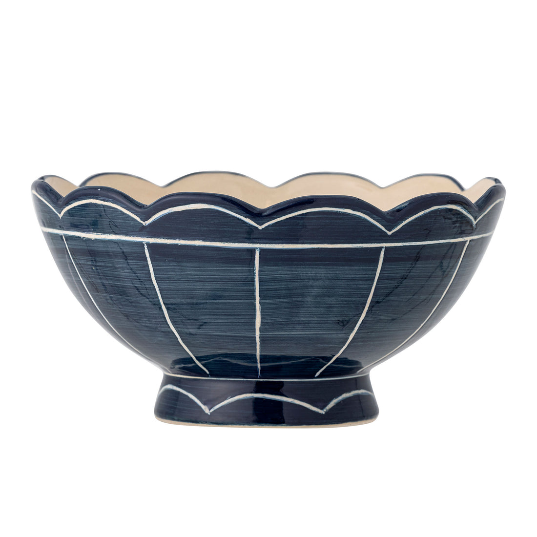 Bloomingville Caliam Bowl, Blau, Steinzeug