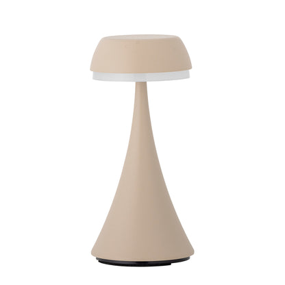 Bloomingville Pepleple Tragbare Lampe, wiederaufladbar, Natur, Aluminium