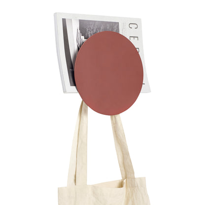 Doppelter Zeitschriftenhalter mit Haken Rot – ø22x8cm