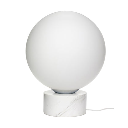 Kugelstehlampe weiß - Ø40xh50cm, E27/40W