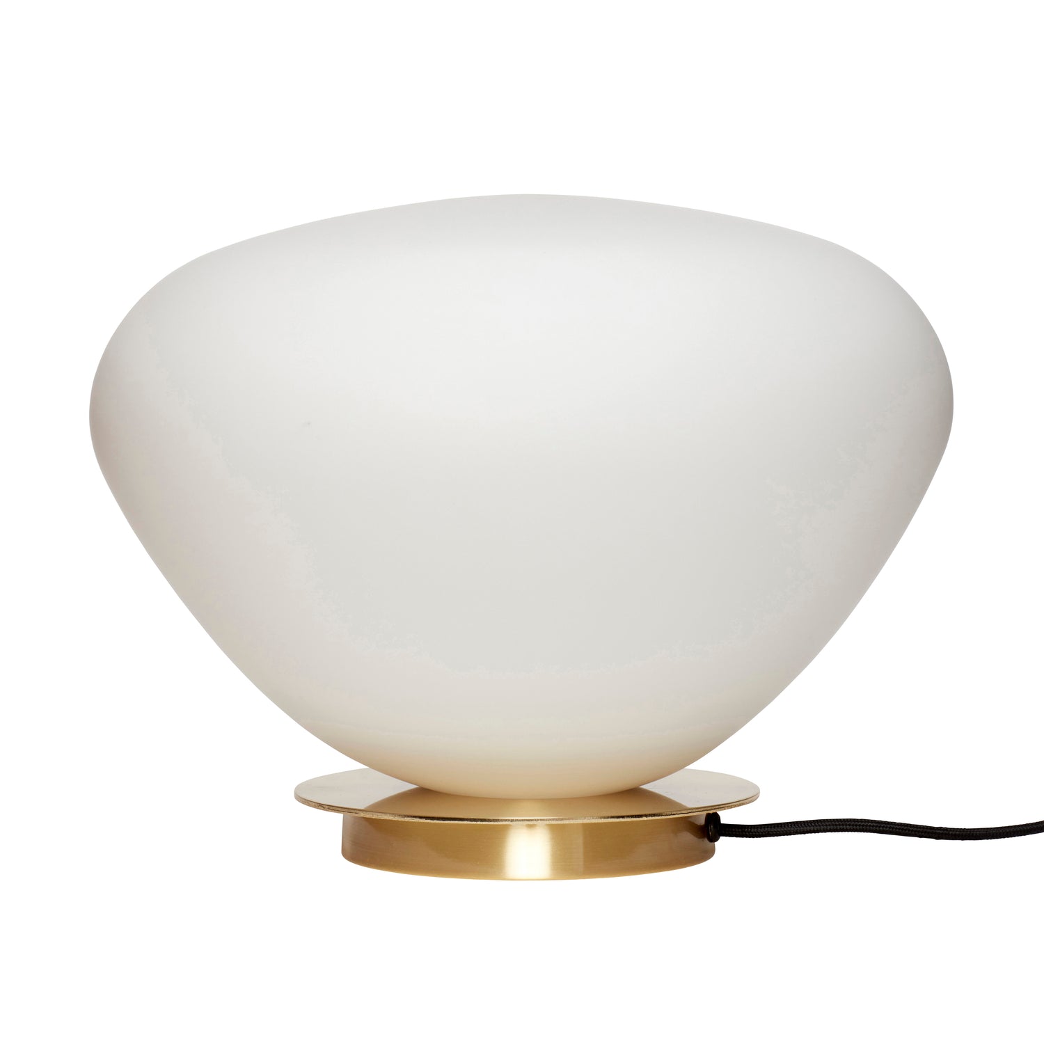 Bohnentischlampe weiß - Ø39xh28cm, E27