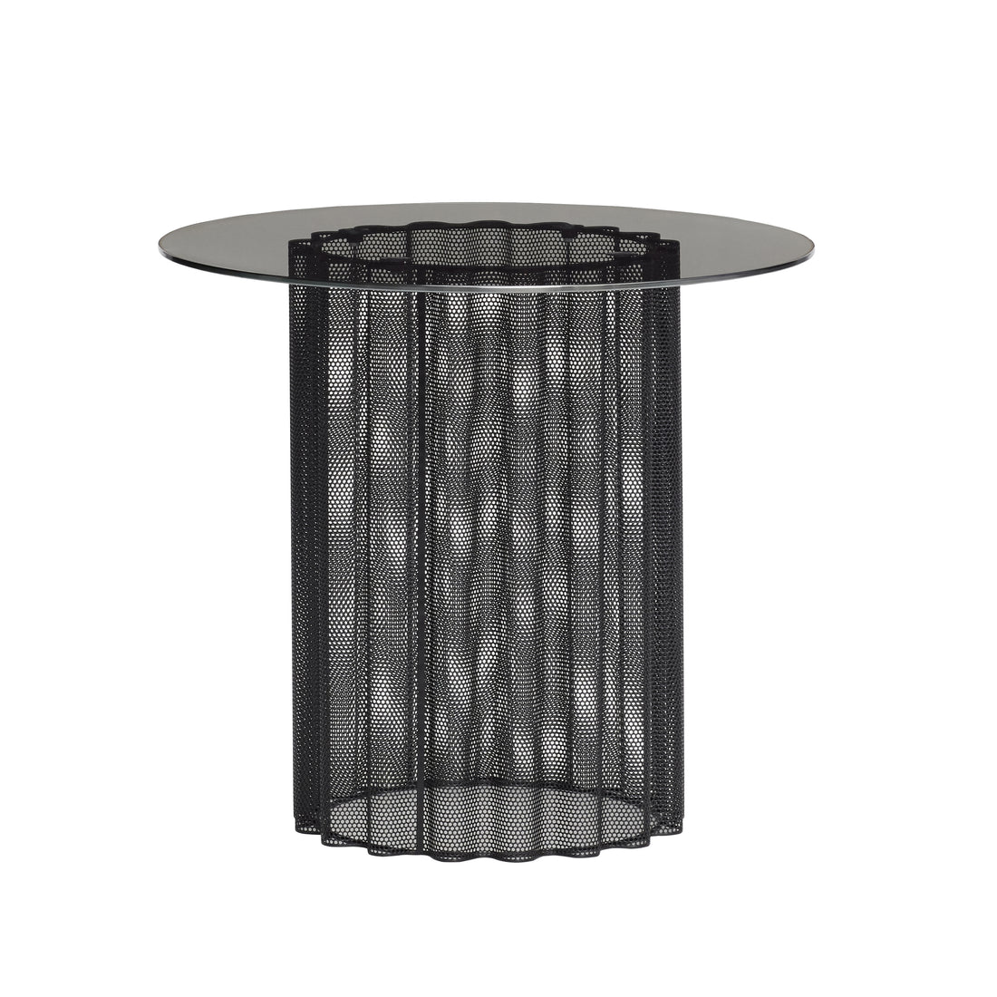 Flusstisch schwarz - Ø45xh41cm