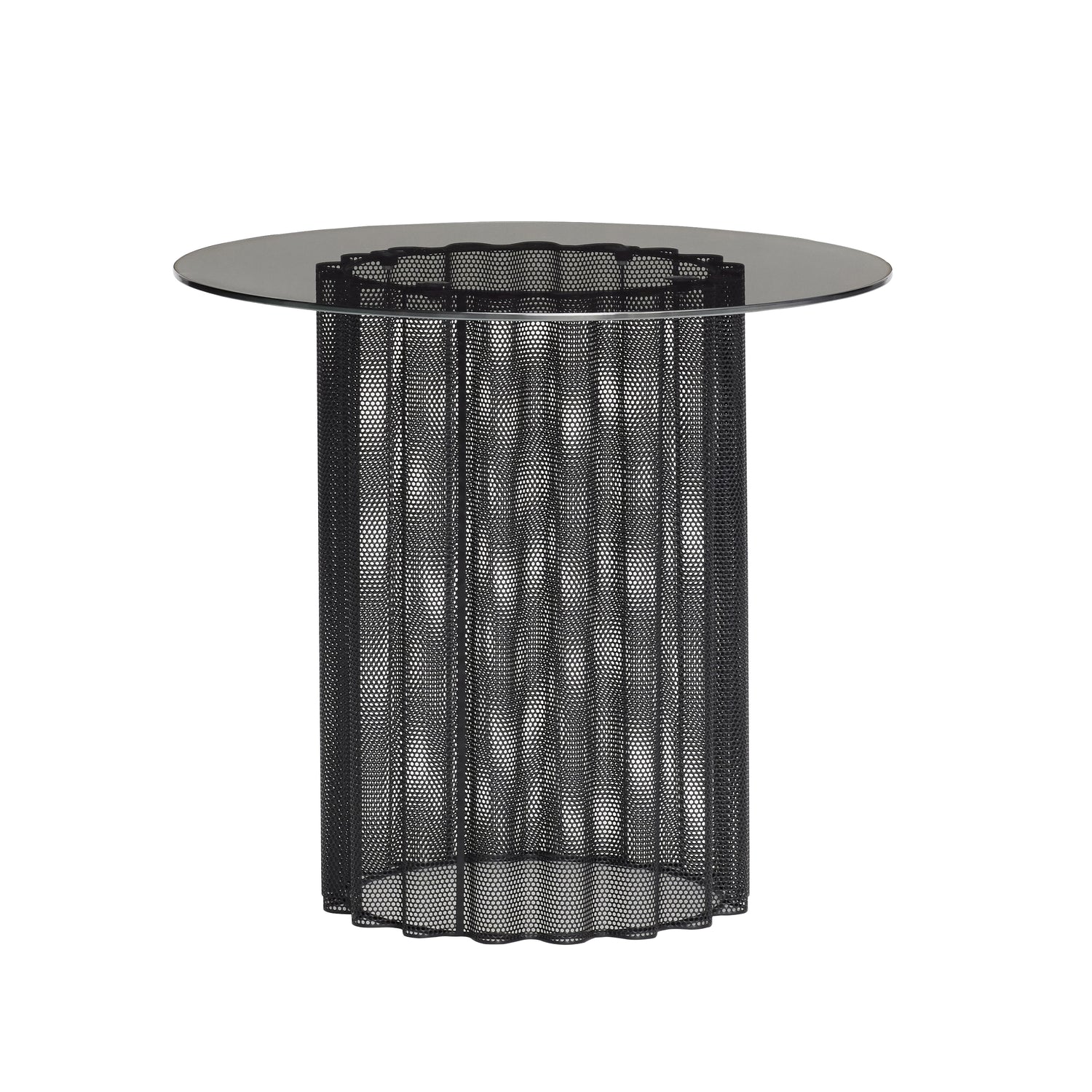 Flusstisch schwarz - Ø45xh41cm