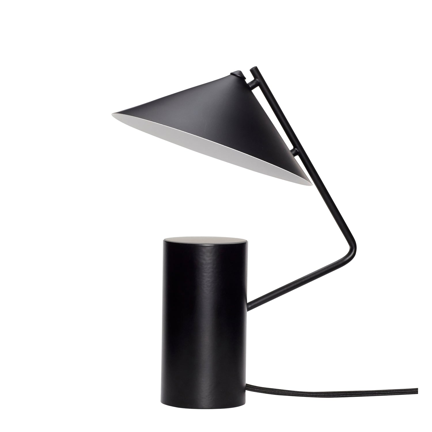 Späte Tischlampe Schwarz - Ø24xH32CM GU10