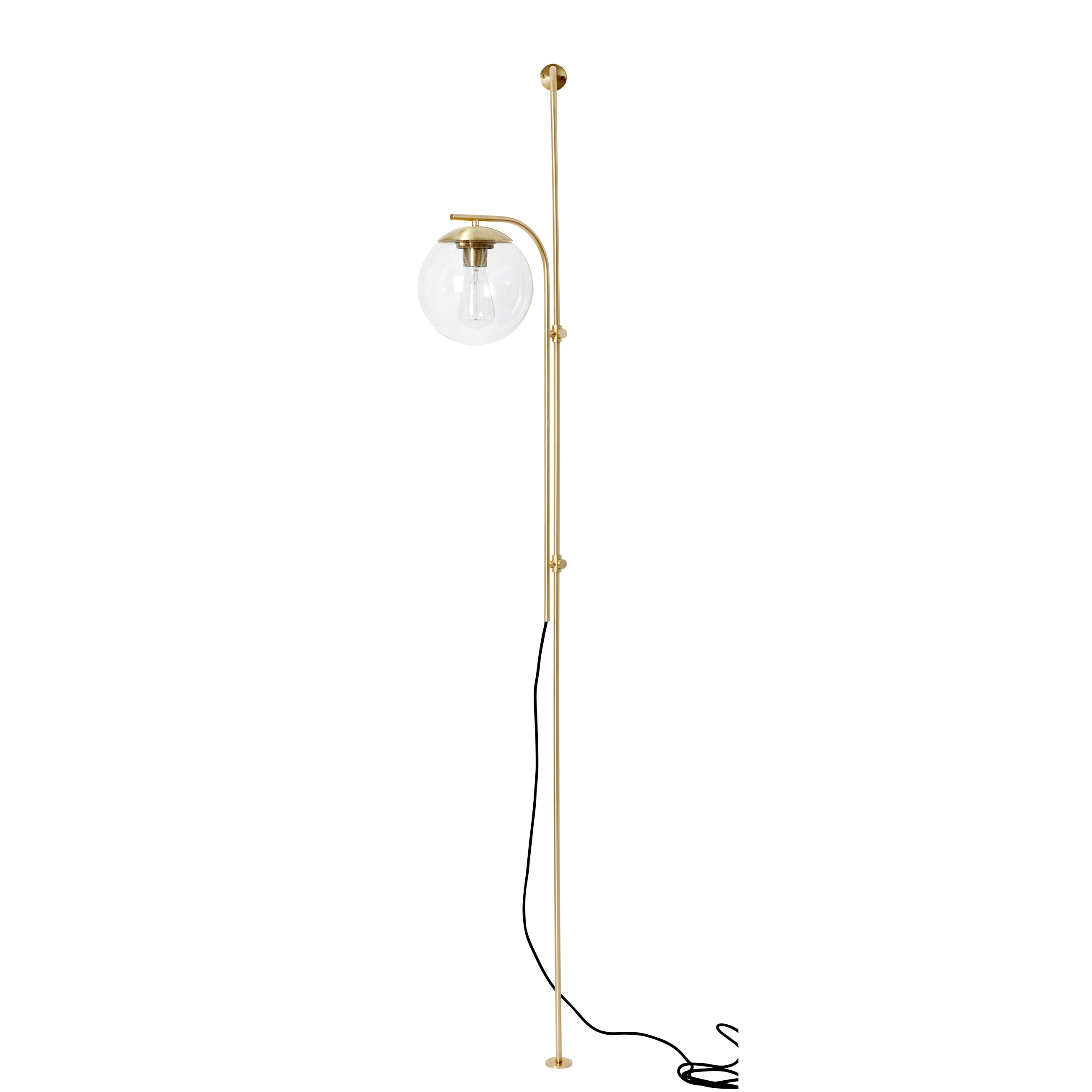Blasenwand/Stehlampe Messingfarbe - 19x52xh182cm, E27