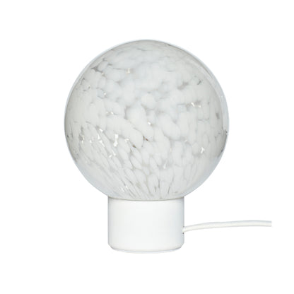 Wolkentischlampe weiß - Ø15xh21cm