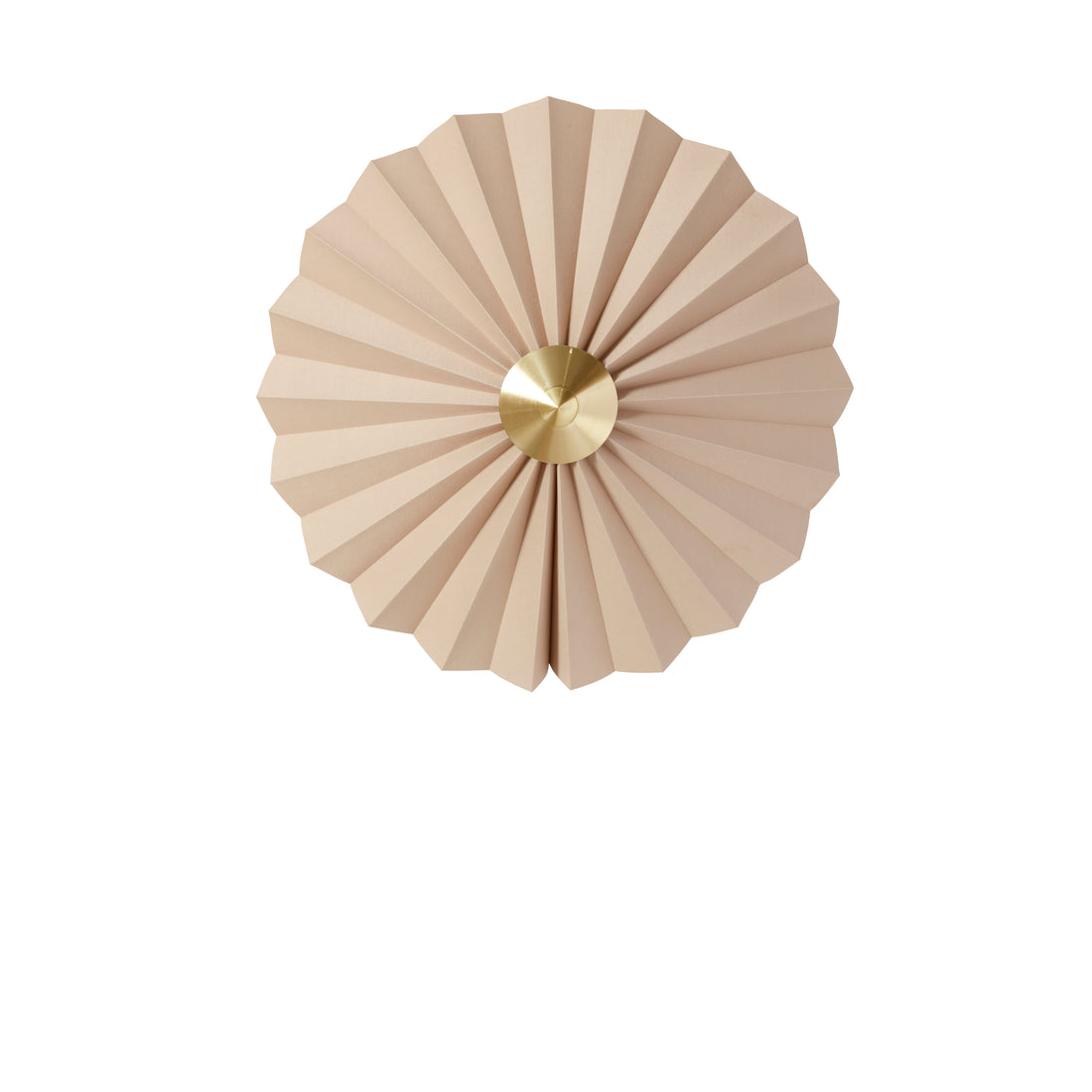 Pliss Wandleuchte Beige - ø48xh16cm, E27