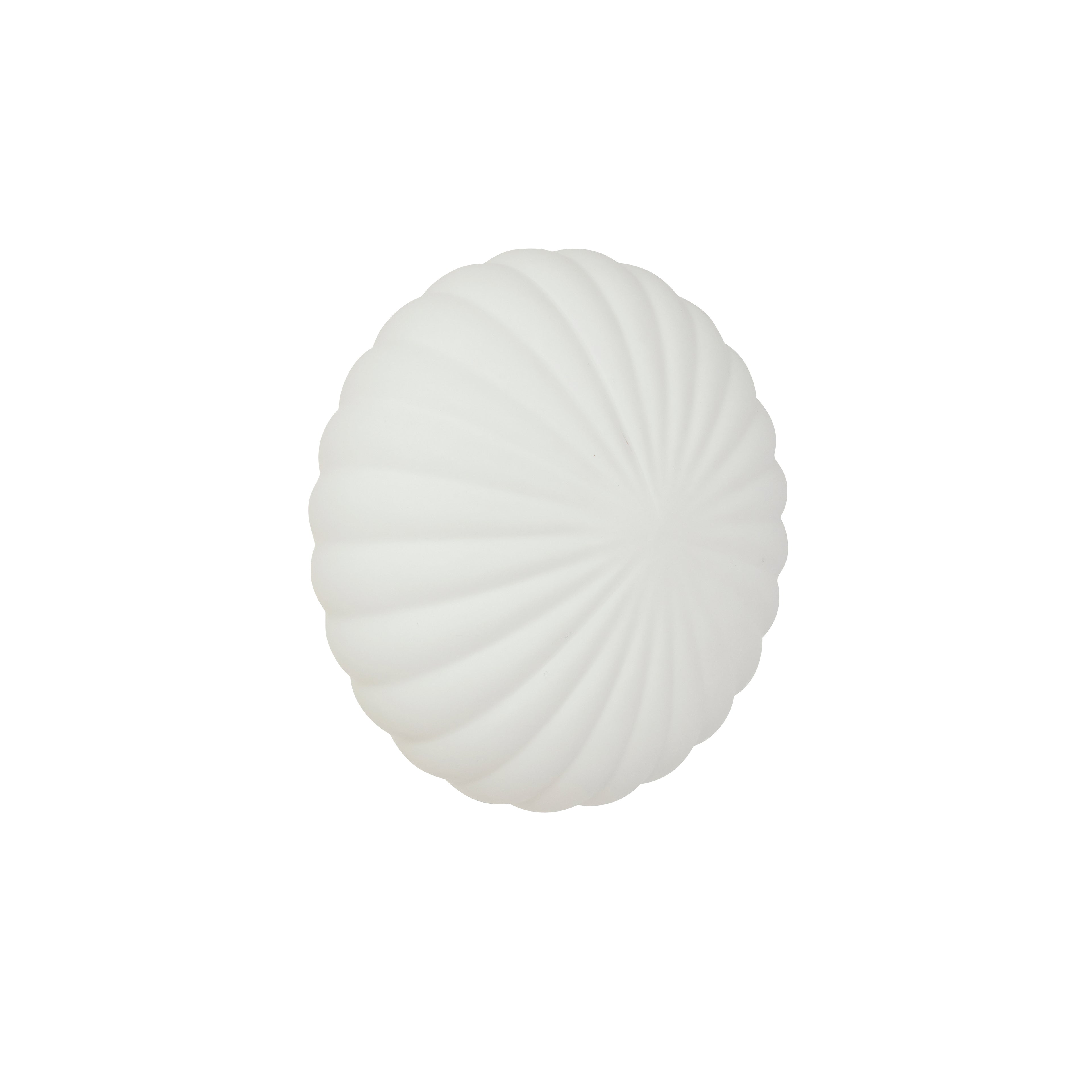 Kumu -Lampe Ø25 Weiß - Ø25xh15cm, G9
