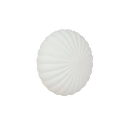 Kumu -Lampe Ø25 Weiß - Ø25xh15cm, G9