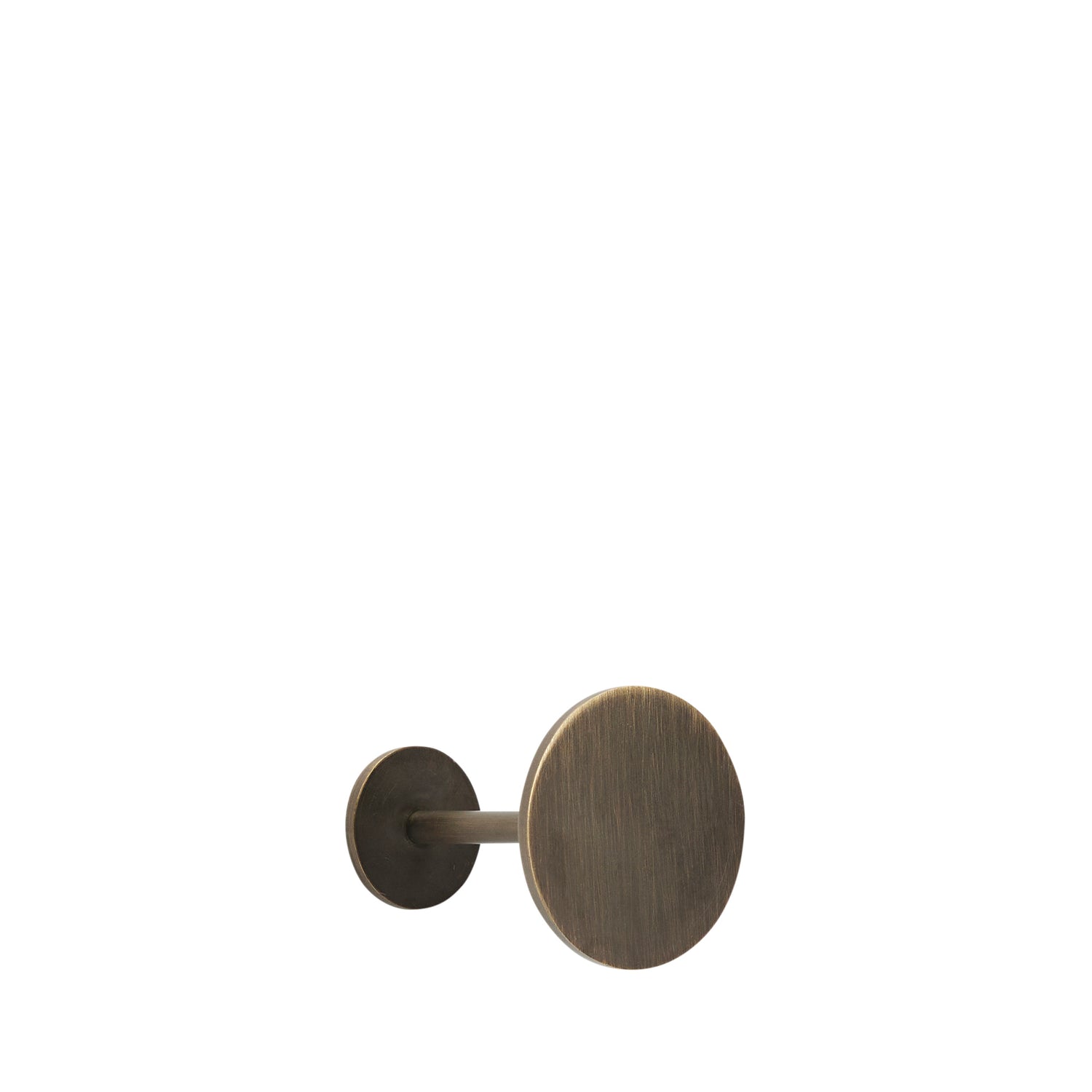 Flare-Haken aus brüniertem Messing – ø5xh6cm