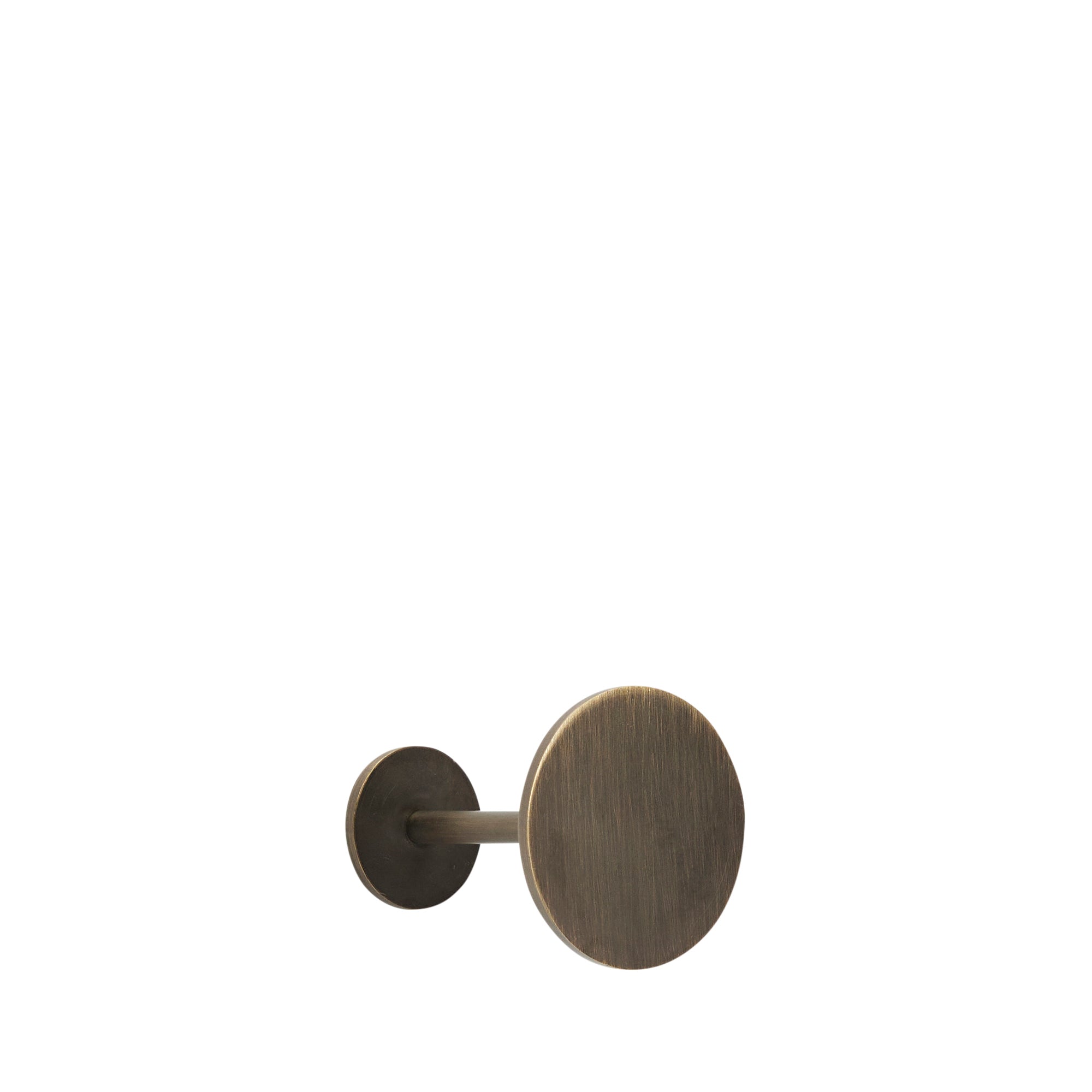 Flare-Haken aus brüniertem Messing – ø5xh6cm