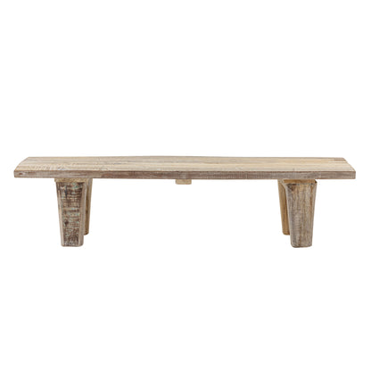 Bloomingville Riber Bank, Natur, recyceltes Holz