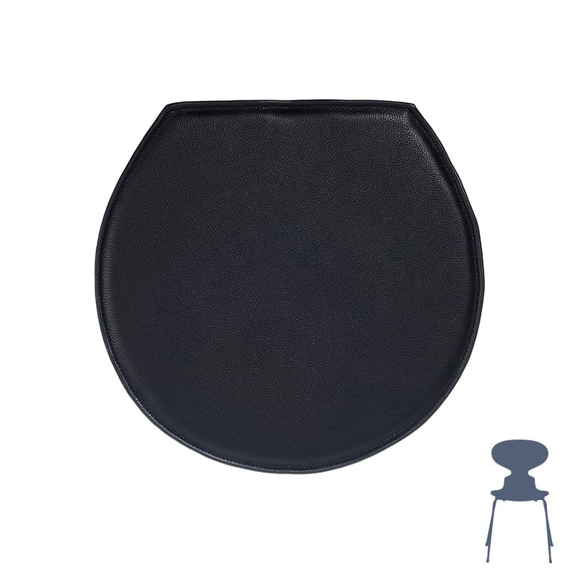 Luxuskissen für Arne Jacobsen Myren (3100 + 3101) aus schwarzem Leder