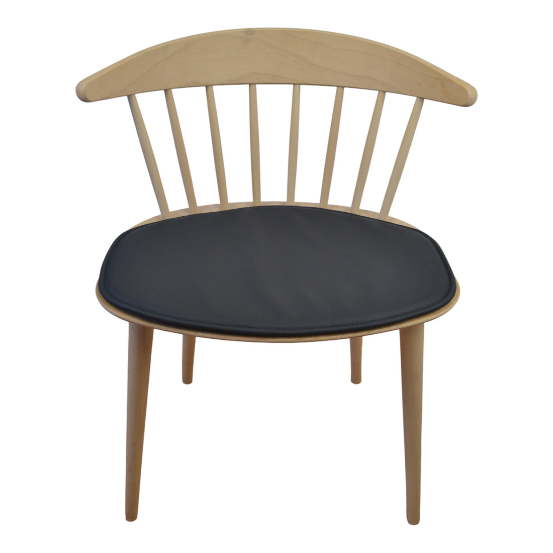 Luxuskissen zu Hay J104 Stühle in - schwarzes Leder