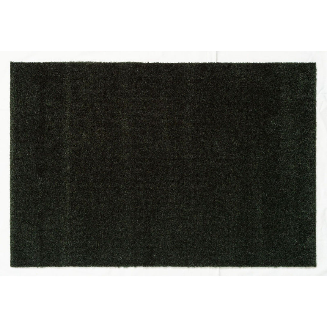 Bodenmatte 90 x 130 cm - Uni Farbe/Dunkelgrün