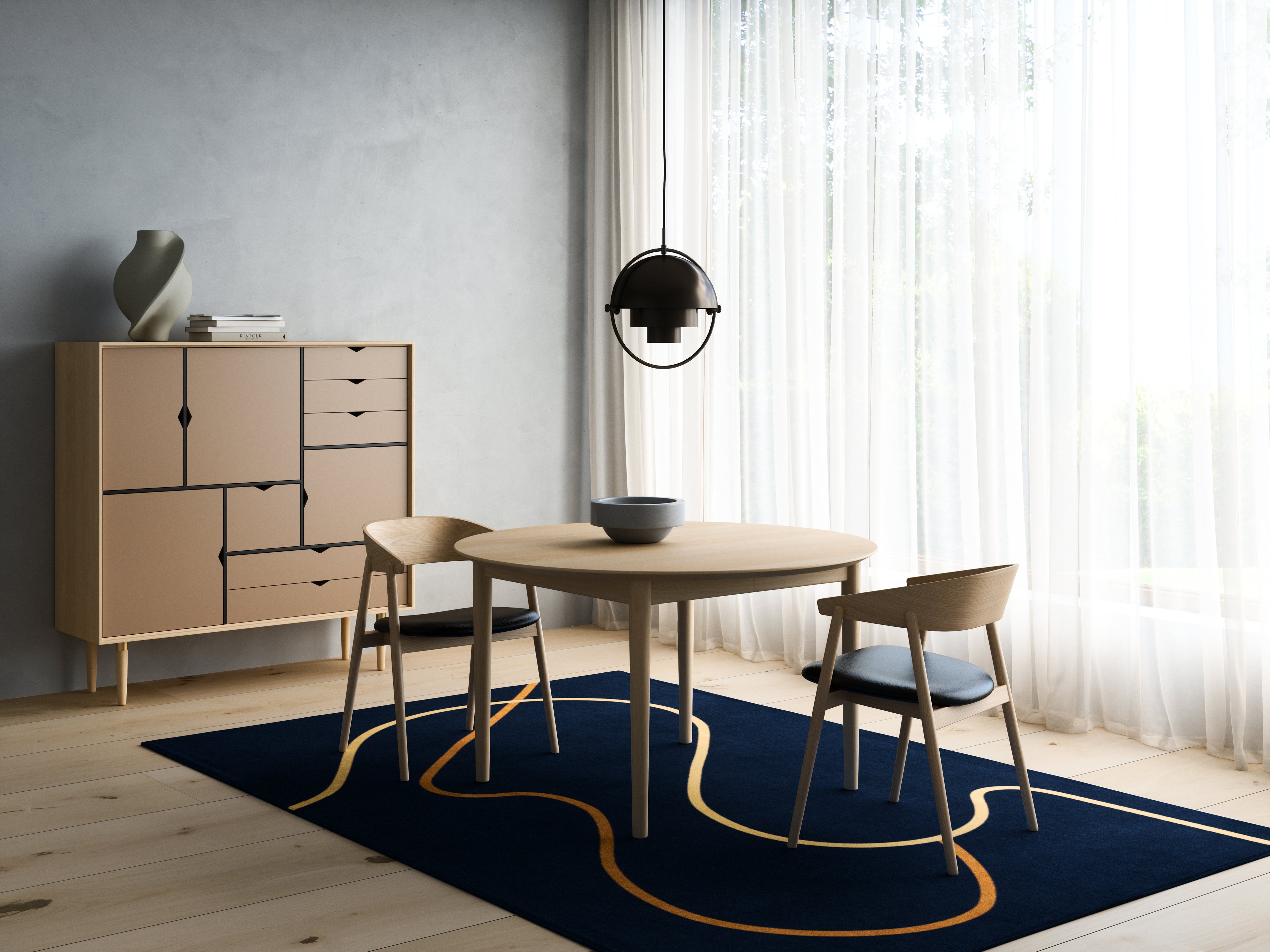 Andersen Classic 290/295 Pull -out -Tisch - Runde